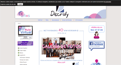 Desktop Screenshot of decroly.com